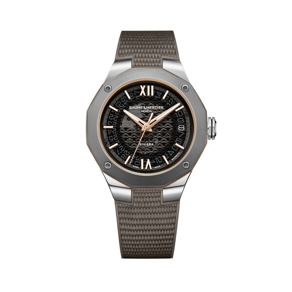 Riviera 39 mm automatique en acier inoxydable
